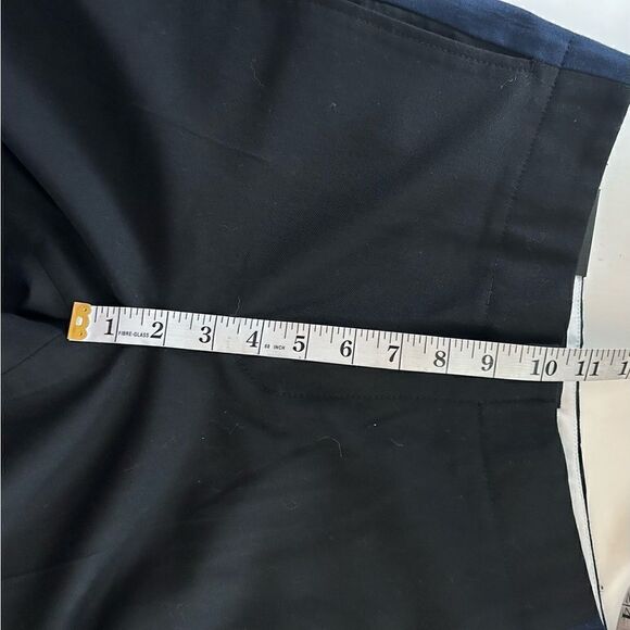 NEW Club Monaco Black Blue Ryanne slim leg Pant Size 0 - Picture 8 of 15